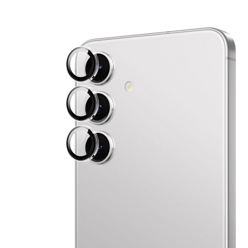 Bal-z Galaxy S25 Wiwu LG-009 Lens Guard Oleofobik Anti Reflective Kamera Lens Koruyucu + Kolay Uygulama Aparatlı