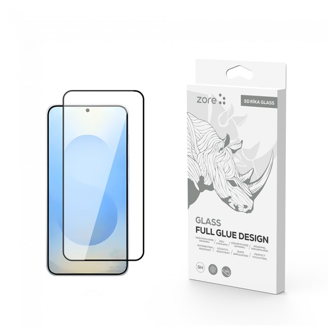 Galaxy S25 Zore Rika Premium Temperli Cam Ekran Koruyucu Galaxy S25 Zore Rika Premium Temperli Cam Ekran Koruyucu