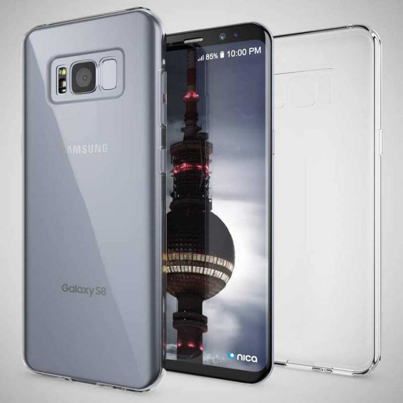 Bal-z Galaxy S8 Kılıf  Kamera Korumalı Süper Silikon Kapak