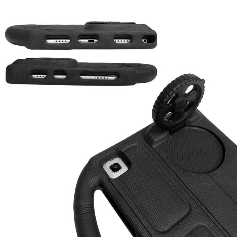 Bal-z Galaxy T720 Tab S5E  Wheel Car Tekerlek Standlı Tablet Eva Silikon Kılıf