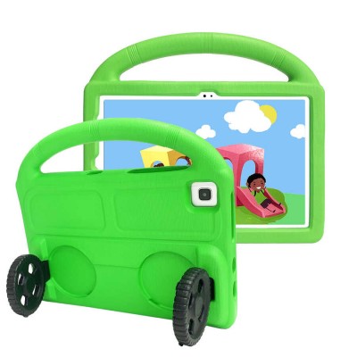 Bal-z Galaxy Tab A7 10.4 T500 2020  Wheel Car Tekerlek Standlı Tablet Eva Silikon Kılıf