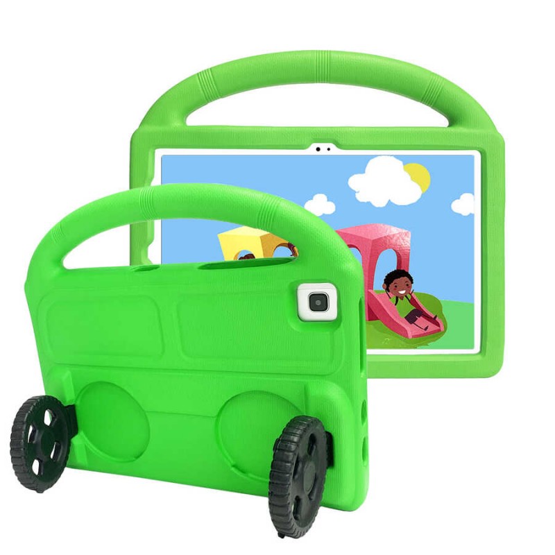 Bal-z Galaxy Tab A7 10.4 T500 2020  Wheel Car Tekerlek Standlı Tablet Eva Silikon Kılıf