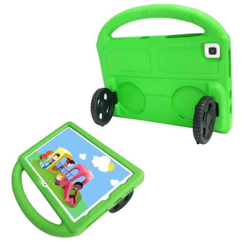 Bal-z Galaxy Tab A7 10.4 T500 2020  Wheel Car Tekerlek Standlı Tablet Eva Silikon Kılıf
