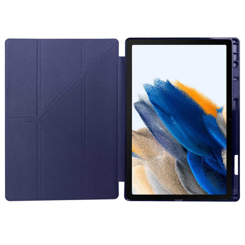 Bal-z Galaxy Tab A8 10.5 SM-X200 (2021) Kılıf  Tri Folding Kalem Bölmeli Standlı Kılıf