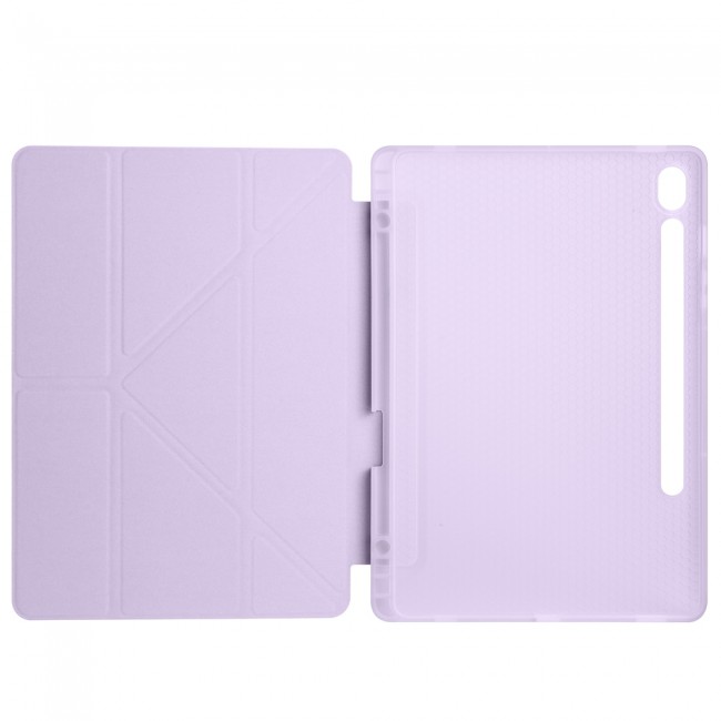 Galaxy Tab S10 FE Kılıf Zore Tri Folding Kalem Bölmeli Standlı Kılıf Galaxy Tab S10 FE Kılıf Zore Tri Folding Kalem Bölmeli Standlı Kılıf
