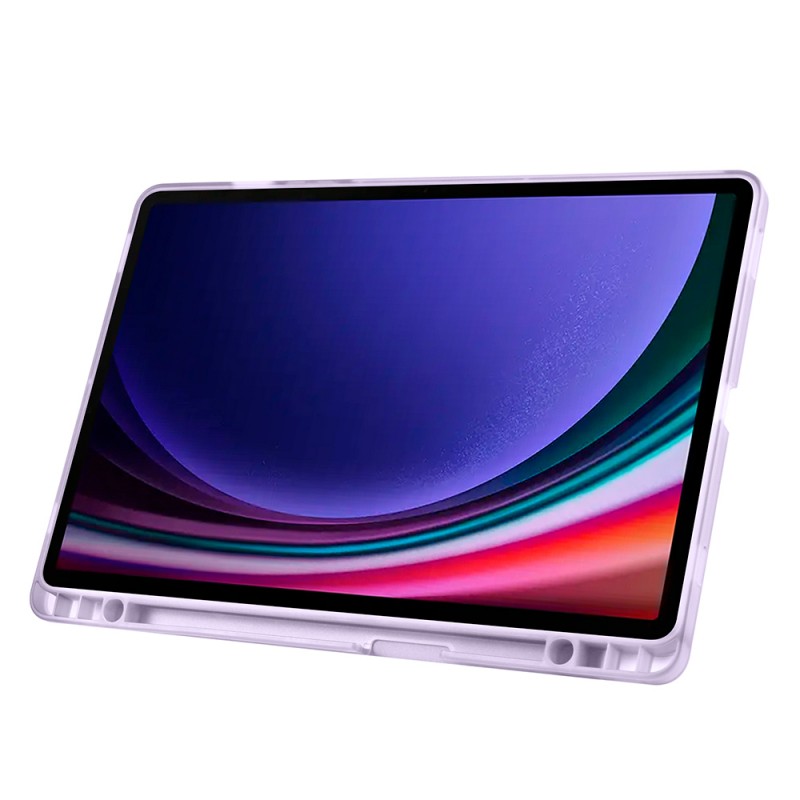 Bal-z Galaxy Tab S10 FE Kılıf  Tri Folding Kalem Bölmeli Standlı Kılıf