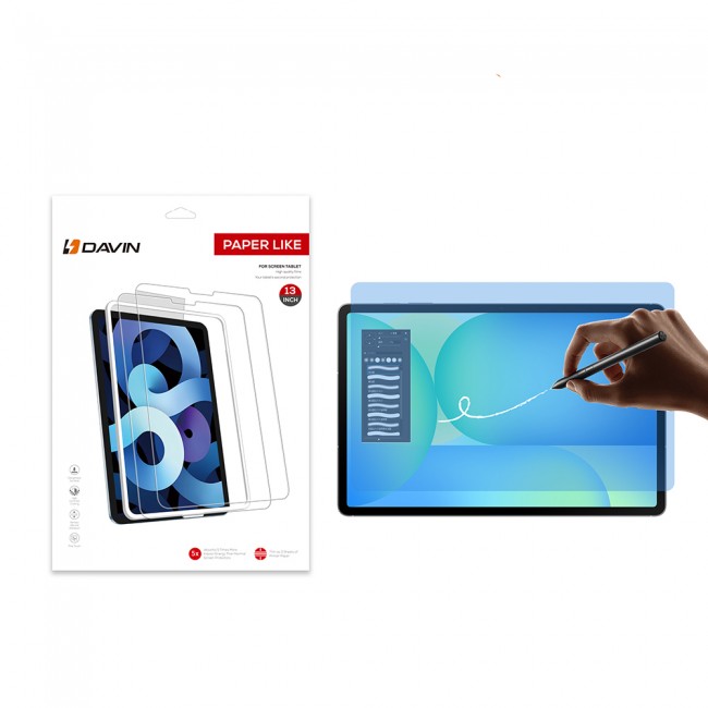 Galaxy Tab S10 FE Plus Kağıt Hisli Mat Davin Paper Like Tablet Ekran Koruyucu Galaxy Tab S10 FE Plus Kağıt Hisli Mat Davin Paper Like Tablet Ekran Koruyucu