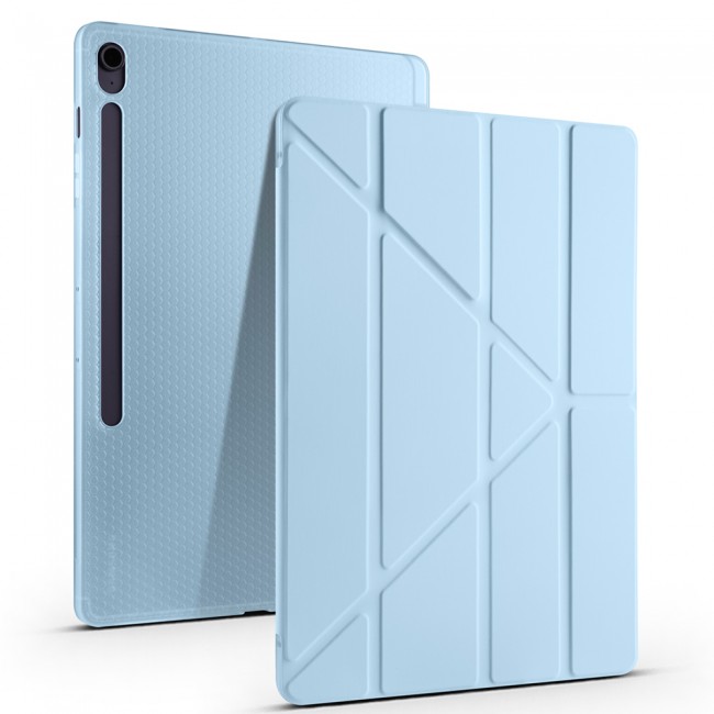 Galaxy Tab S10 FE Plus Kılıf Zore Tri Folding Kalem Bölmeli Standlı Kılıf Galaxy Tab S10 FE Plus Kılıf Zore Tri Folding Kalem Bölmeli Standlı Kılıf