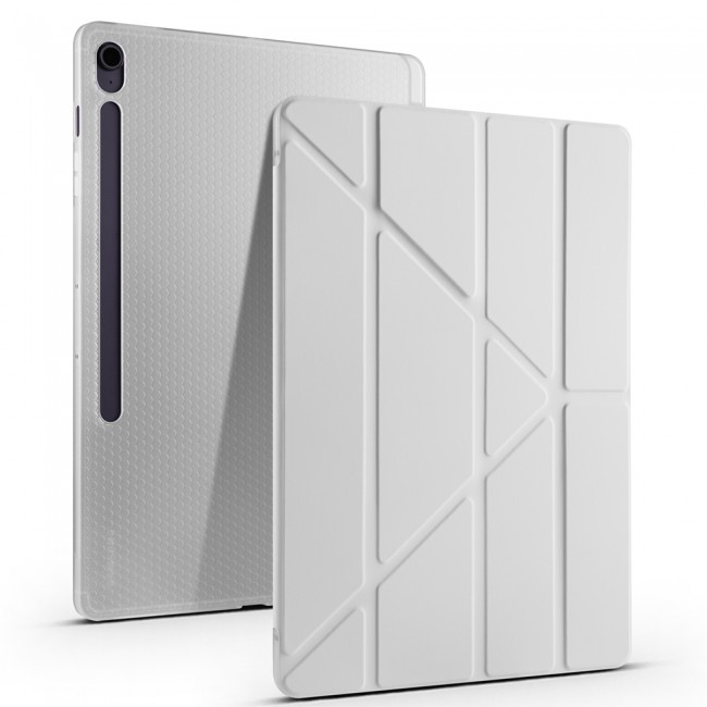 Galaxy Tab S10 FE Plus Kılıf Zore Tri Folding Kalem Bölmeli Standlı Kılıf Galaxy Tab S10 FE Plus Kılıf Zore Tri Folding Kalem Bölmeli Standlı Kılıf