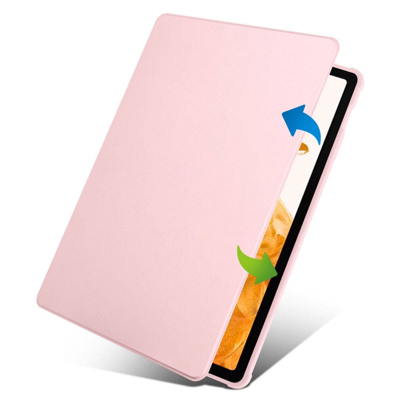 Bal-z Galaxy Tab S10 Plus Kılıf Zore Termik Kalem Bölmeli Dönebilen Standlı Kılıf