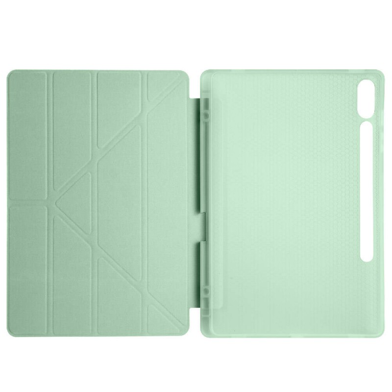 Bal-z Galaxy Tab S10 Plus Kılıf Zore Tri Folding Kalem Bölmeli Standlı Kılıf