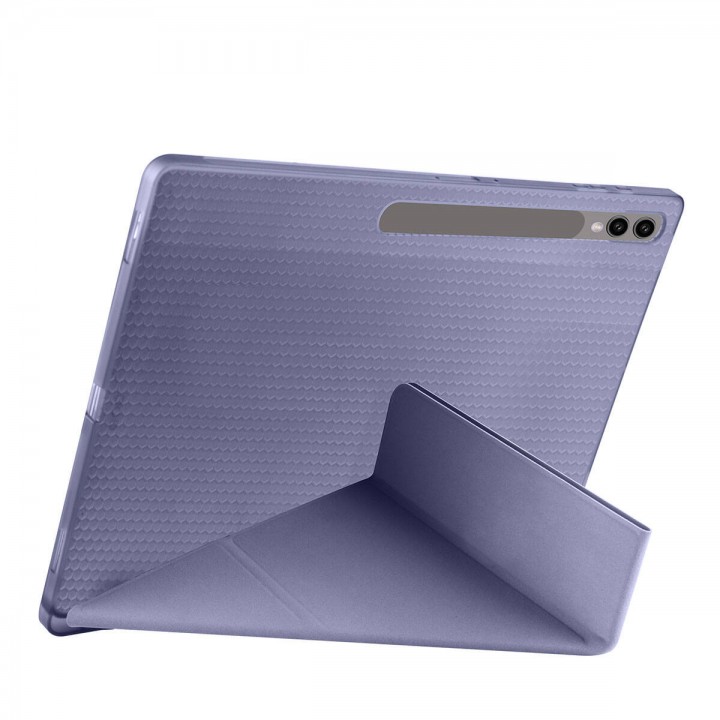 Galaxy Tab S10 Ultra Kılıf Zore Tri Folding Kalem Bölmeli Standlı Kılıf