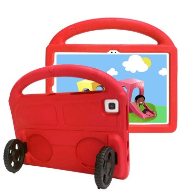 Bal-z Galaxy Tab S6 Lite P610  Wheel Car Tekerlek Standlı Tablet Eva Silikon Kılıf