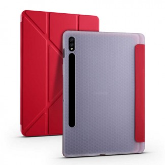 Galaxy Tab S7 Plus T970 Kılıf Zore Tri Folding Kalem Bölmeli Standlı Kılıf Galaxy Tab S7 Plus T970 Kılıf Zore Tri Folding Kalem Bölmeli Standlı Kılıf