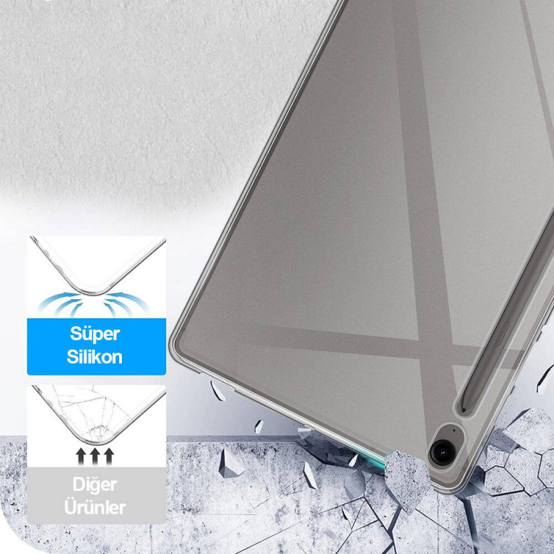 Bal-z Galaxy Tab S9 FE Kılıf  Tablet Süper Silikon Kapak