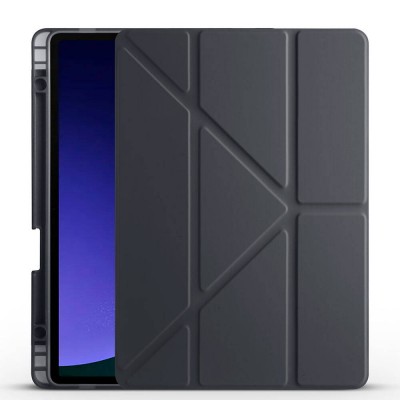 Bal-z Galaxy Tab S9 FE Kılıf  Tri Folding Kalem Bölmeli Standlı Kılıf