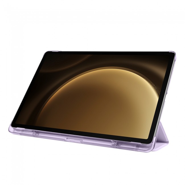 Galaxy Tab S9 FE Plus Zore Smart Cover Kalem Bölmeli Standlı 1-1 Kılıf Galaxy Tab S9 FE Plus Zore Smart Cover Kalem Bölmeli Standlı 1-1 Kılıf