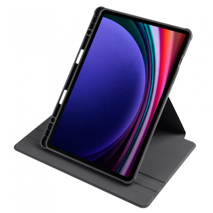 Galaxy Tab S9 Kılıf Zore Termik Kalem Bölmeli Dönebilen Standlı Kılıf