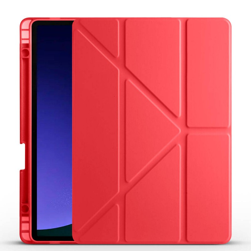 Bal-z Galaxy Tab S9 Kılıf  Tri Folding Kalem Bölmeli Standlı Kılıf