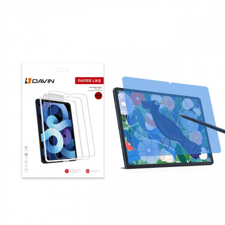 Galaxy Tab S9 Ultra SM-X910 Kağıt Hisli Mat Davin Paper Like Tablet Ekran Koruyucu