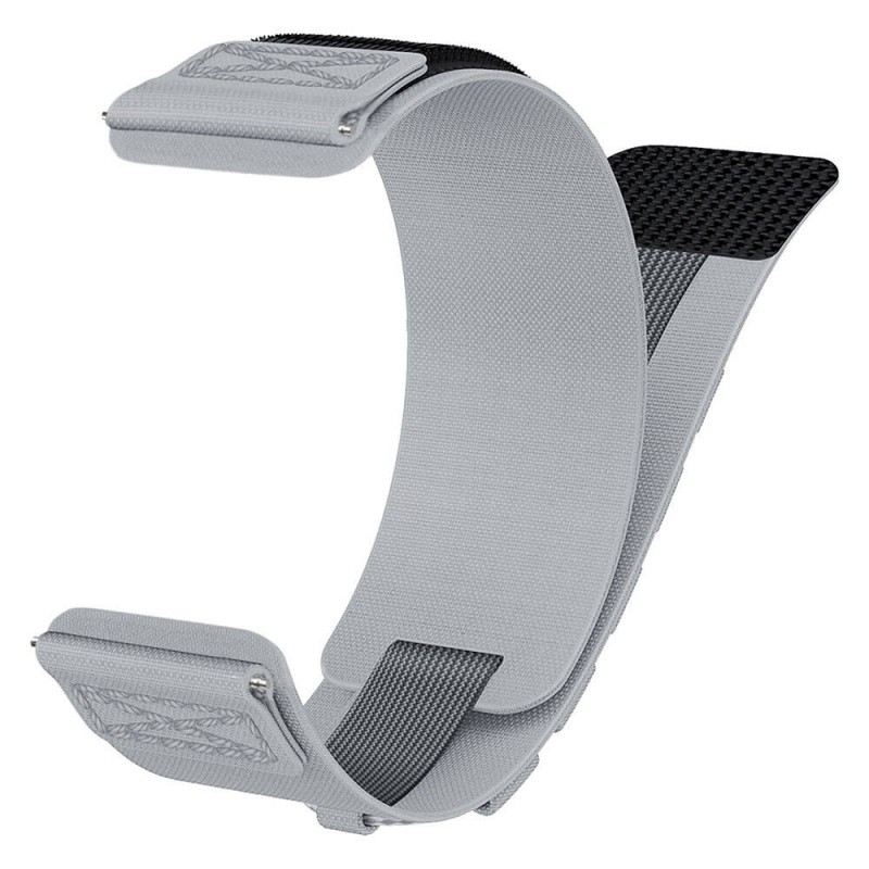 Bal-z Galaxy Watch 42mm  KRD-112 20mm Orbital Örgülü Halat Tasarımlı Naylon Kumaş Hasır Kordon