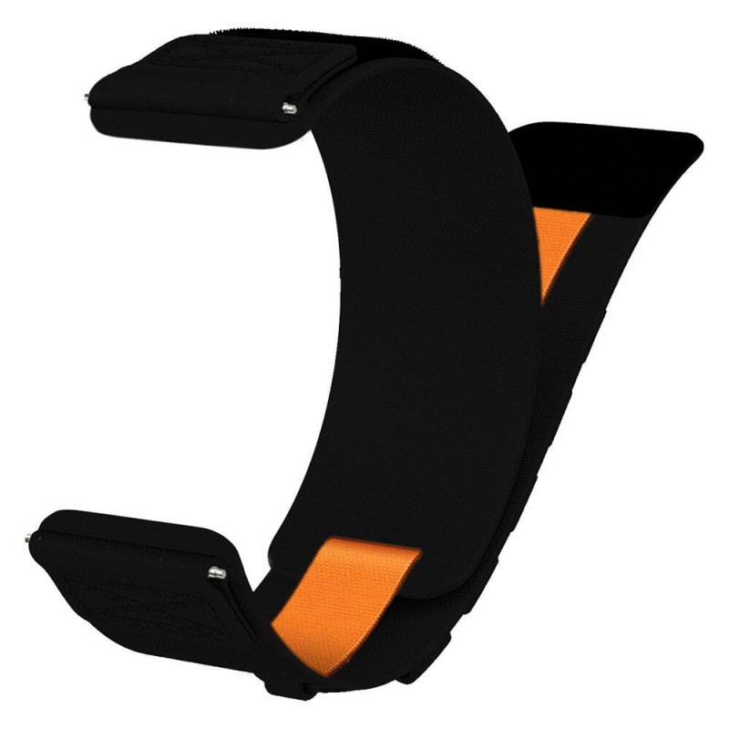 Bal-z Galaxy Watch 42mm  KRD-112 20mm Orbital Örgülü Halat Tasarımlı Naylon Kumaş Hasır Kordon