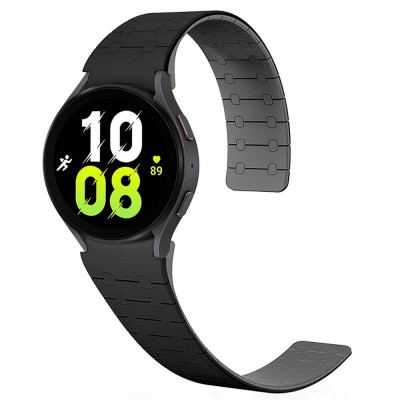 Bal-z Galaxy Watch 5 40mm  KRD-111 20mm Çizgili Desenli Silikon Kordon