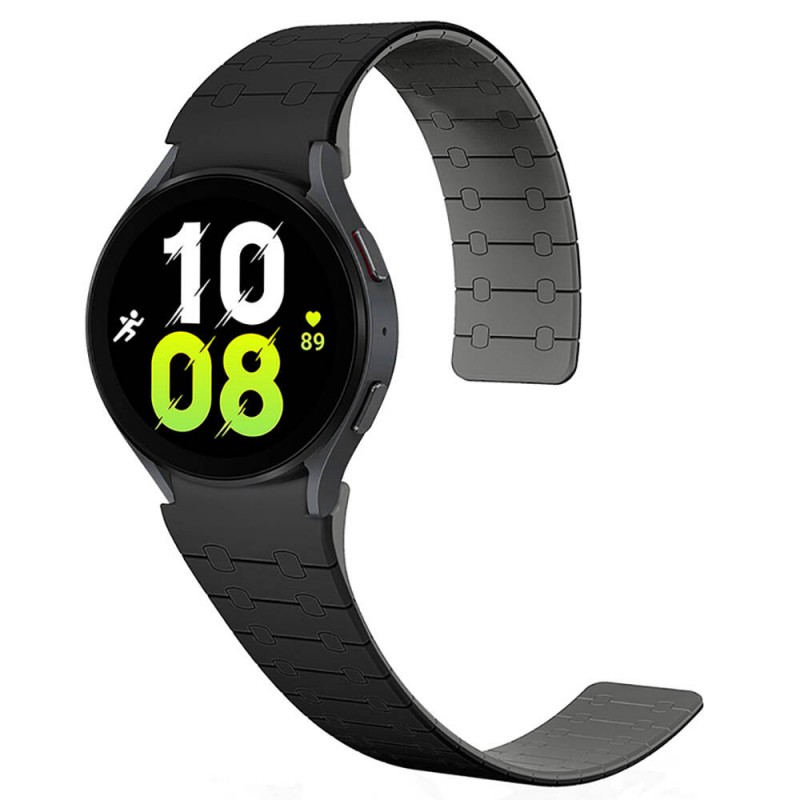Bal-z Galaxy Watch 5 40mm  KRD-111 20mm Çizgili Desenli Silikon Kordon