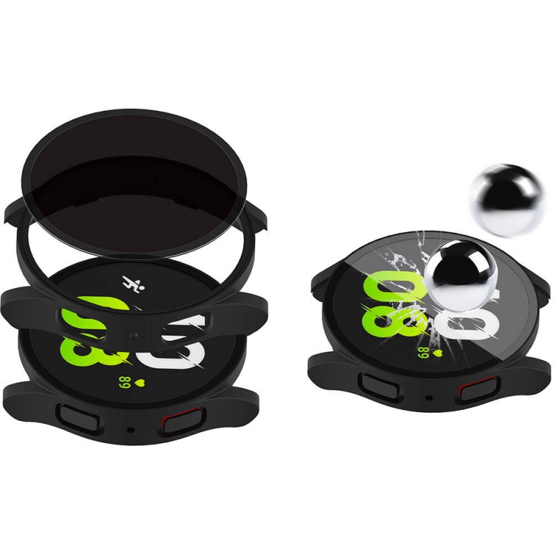 Bal-z Galaxy Watch 6 44mm Sert PC Kasa ve Privacy Hayalet Ekran Koruyucu  Watch Gard 32