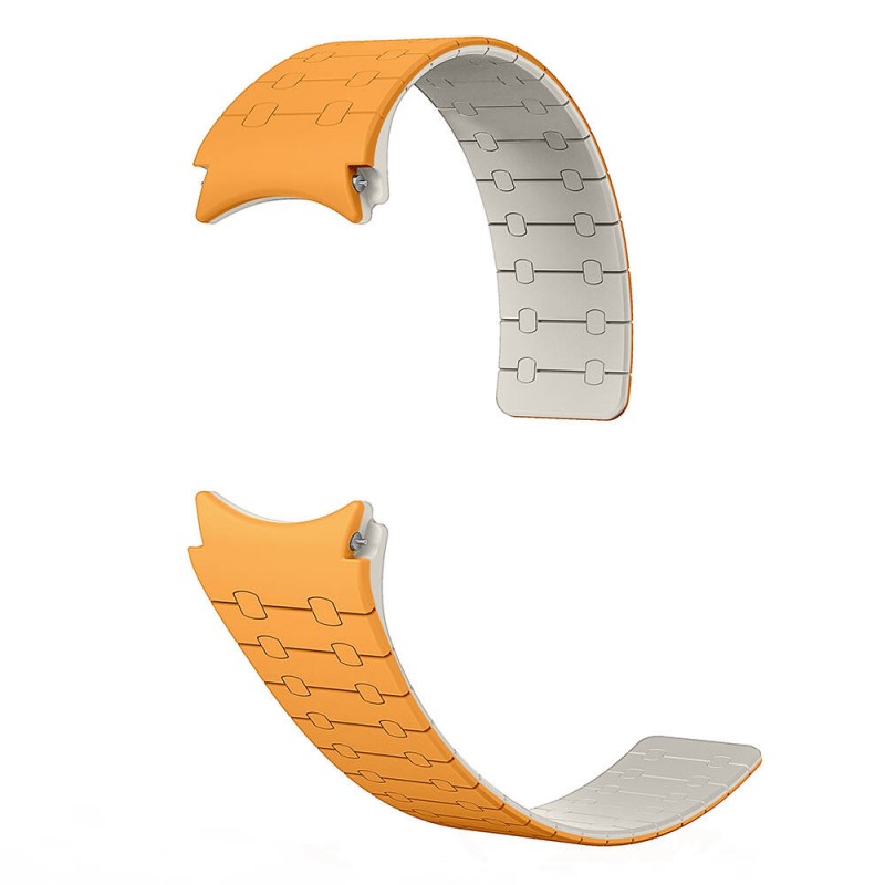 Bal-z Galaxy Watch 6 44mm  KRD-111 20mm Çizgili Desenli Silikon Kordon