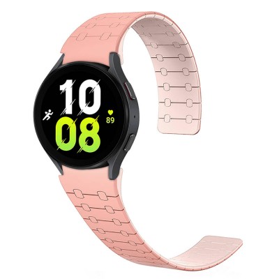 Bal-z Galaxy Watch 6 44mm  KRD-111 20mm Çizgili Desenli Silikon Kordon