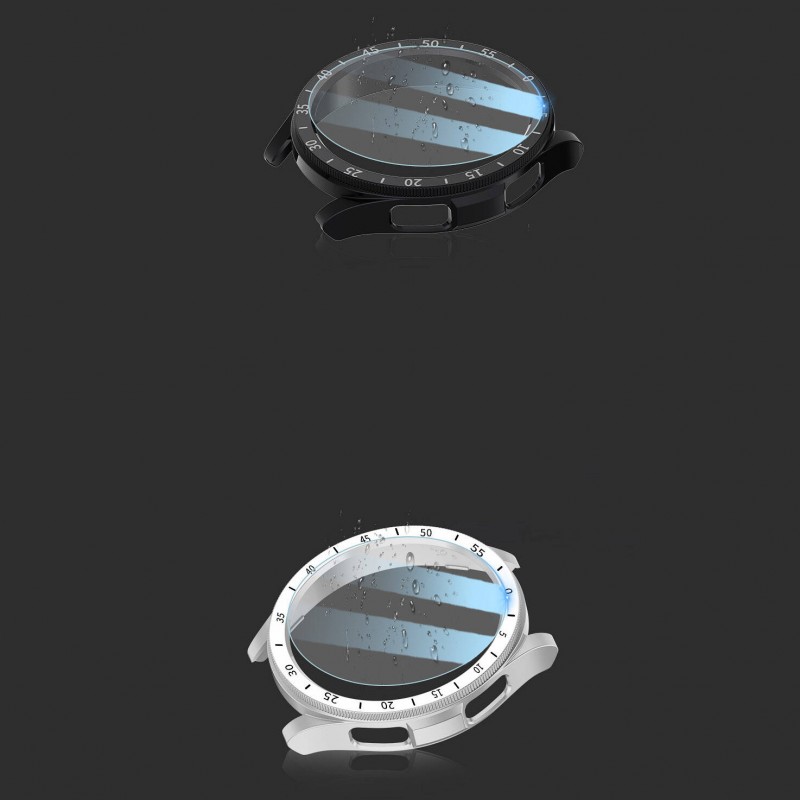 Bal-z Galaxy Watch 6 Classic 43mm Sert PC Kasa ve Ekran Koruyucu  Sport Watch Gard 29