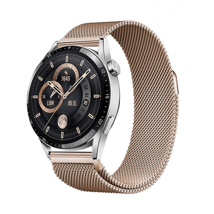 Galaxy Watch Active 2 40mm Zore Band-12 20mm Metal Hasır Kordon