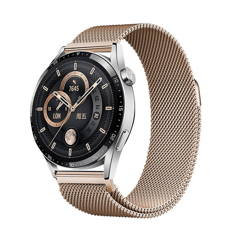 Bal-z Galaxy Watch Active 2 40mm  Band-12 20mm Metal Hasır Kordon