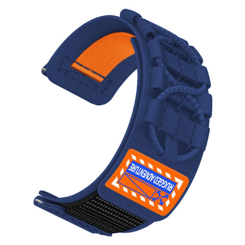 Bal-z Galaxy Watch Active 2 40mm  KRD-112 20mm Orbital Örgülü Halat Tasarımlı Naylon Kumaş Hasır Kordon