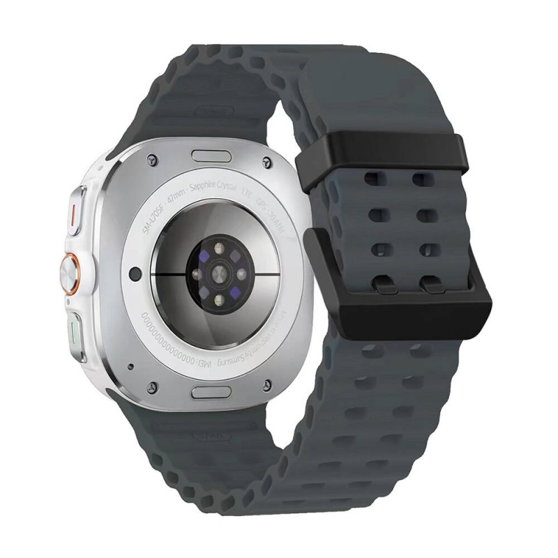 Bal-z Galaxy Watch Ultra 47mm  KRD-118 Tırtıklı Tasarım Silikon Kordon