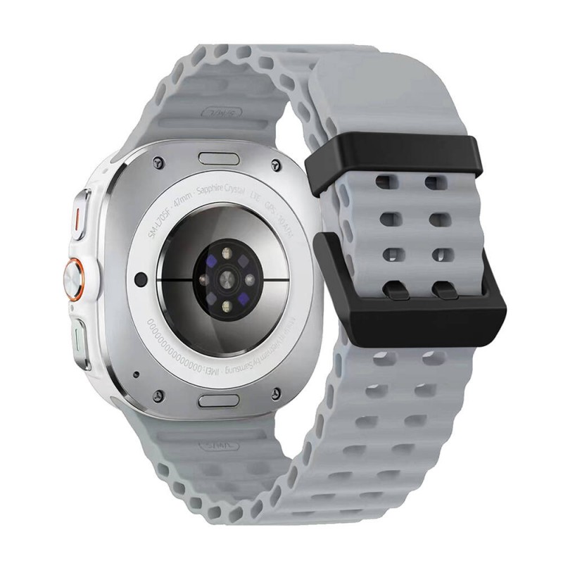 Bal-z Galaxy Watch Ultra 47mm  KRD-118 Tırtıklı Tasarım Silikon Kordon