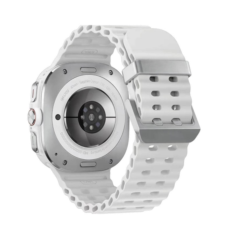 Bal-z Galaxy Watch Ultra 47mm  KRD-118 Tırtıklı Tasarım Silikon Kordon