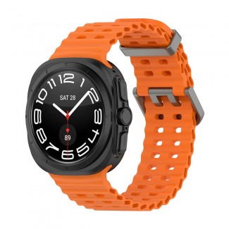 Galaxy Watch Ultra 47mm Zore KRD-118 Tırtıklı Tasarım Silikon Kordon Galaxy Watch Ultra 47mm Zore KRD-118 Tırtıklı Tasarım Silikon Kordon