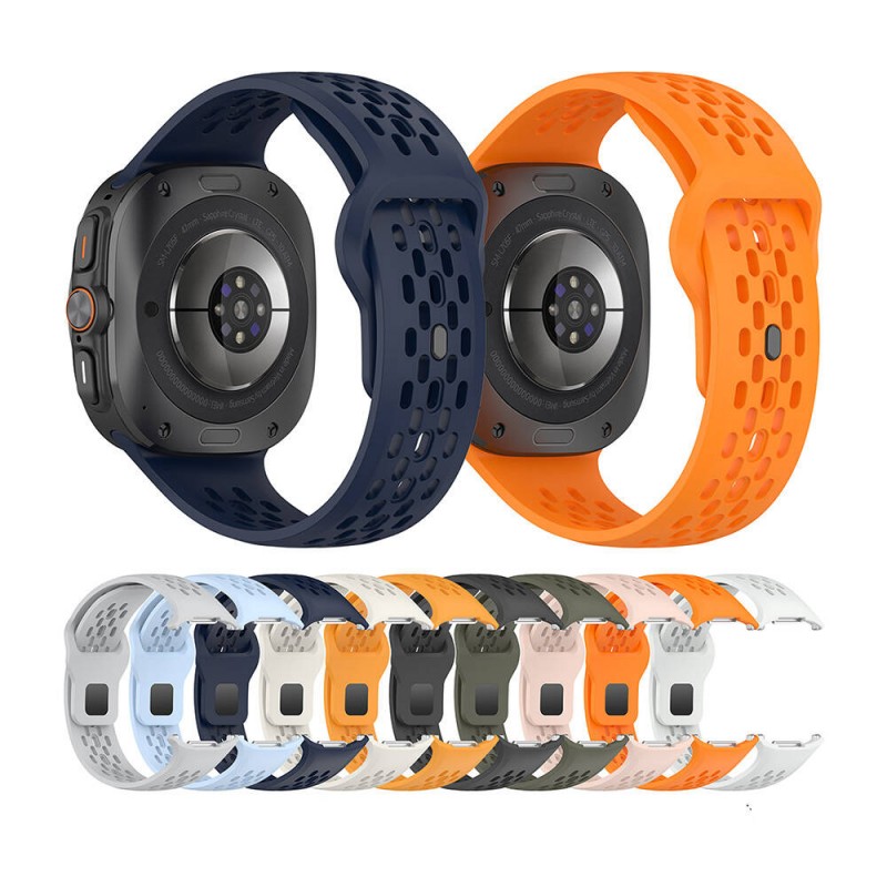 Bal-z Galaxy Watch Ultra 47mm  KRD-119 Delikli Tasarım Silikon Kordon