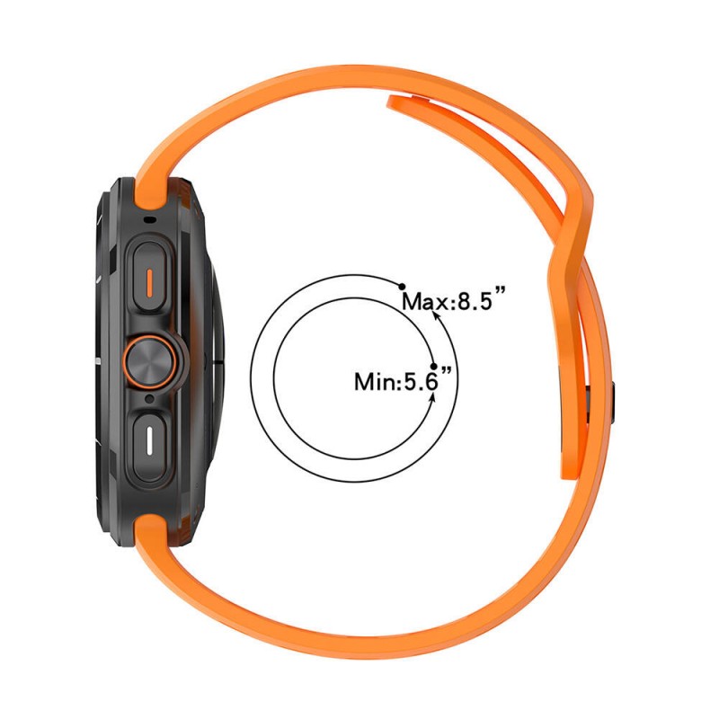 Bal-z Galaxy Watch Ultra 47mm  KRD-119 Delikli Tasarım Silikon Kordon