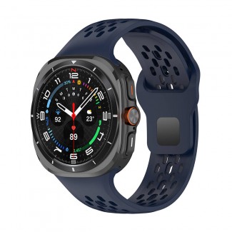 Galaxy Watch Ultra 47mm Zore KRD-119 Delikli Tasarım Silikon Kordon Galaxy Watch Ultra 47mm Zore KRD-119 Delikli Tasarım Silikon Kordon