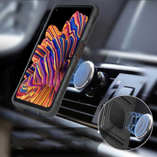 Galaxy XCover Pro Kılıf Zore Double Clip Kapak Galaxy XCover Pro Kılıf Zore Double Clip Kapak