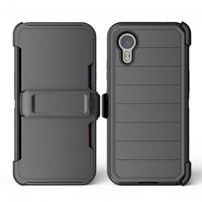 Galaxy XCover7 Pro Kılıf Zore Double Clip Kapak Galaxy XCover7 Pro Kılıf Zore Double Clip Kapak