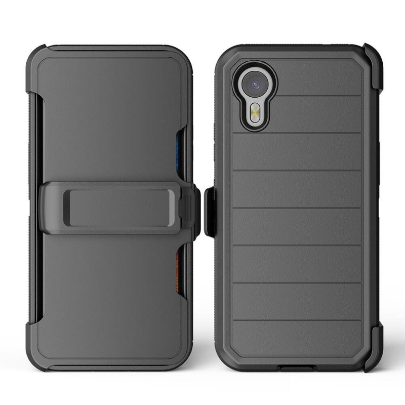 Bal-z Galaxy XCover7 Pro Kılıf  Double Clip Kapak