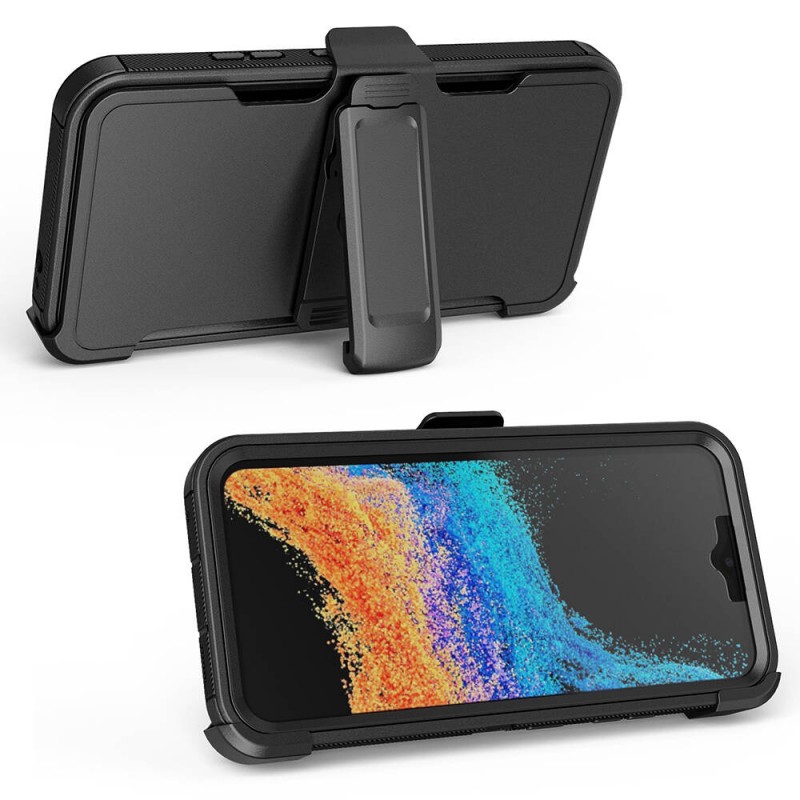 Bal-z Galaxy XCover7 Pro Kılıf  Double Clip Kapak