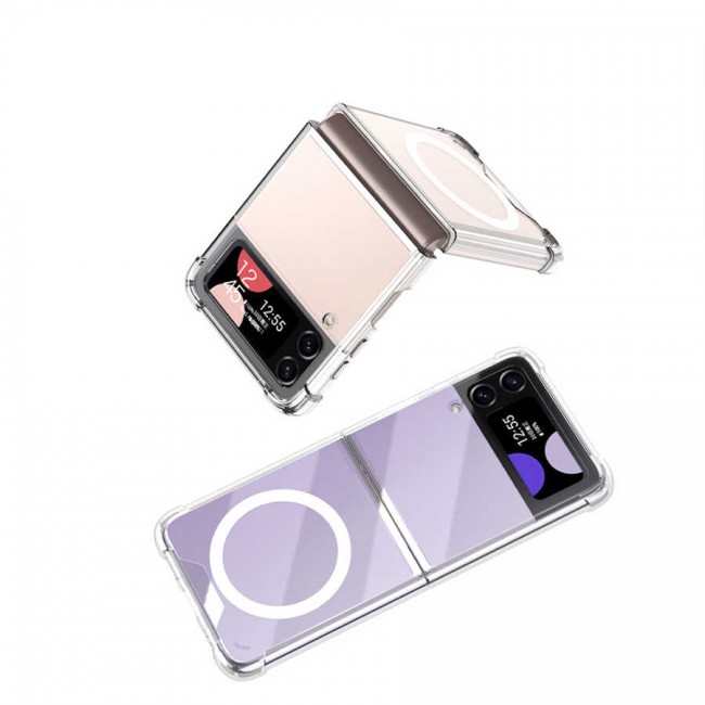 Galaxy Z Flip 3 Kılıf Wireless Şarj Özellikli Airbagli Zore Kıpta Anti Shock Magsafe Kapak Galaxy Z Flip 3 Kılıf Wireless Şarj Özellikli Airbagli Zore Kıpta Anti Shock Magsafe Kapak