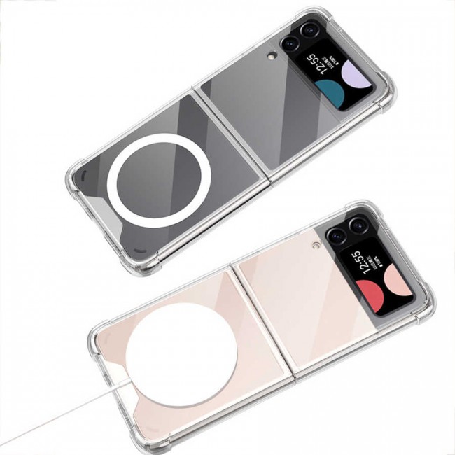 Galaxy Z Flip 3 Kılıf Wireless Şarj Özellikli Airbagli Zore Kıpta Anti Shock Magsafe Kapak Galaxy Z Flip 3 Kılıf Wireless Şarj Özellikli Airbagli Zore Kıpta Anti Shock Magsafe Kapak