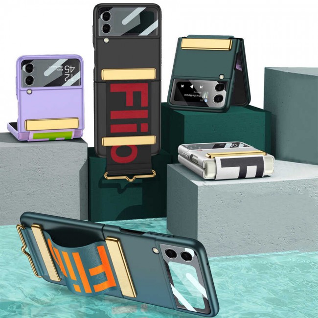 Galaxy Z Flip 3 Kılıf Zore Flio Kıpta Kapak