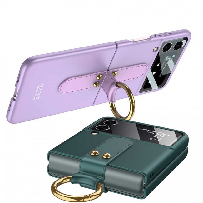 Galaxy Z Flip 3 Kılıf Zore Flip Ring Kıpta Kapak Galaxy Z Flip 3 Kılıf Zore Flip Ring Kıpta Kapak